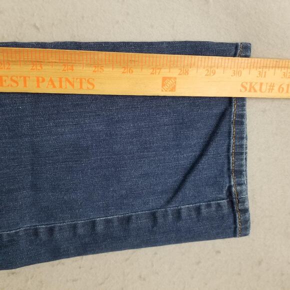 Lucky Brand Jeans Mens 34x32 Blue 221 Straight Stretch Zip Fly Straight Leg - Picture 11 of 16